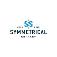 Polygon logo design concept. Universal polygon logo.