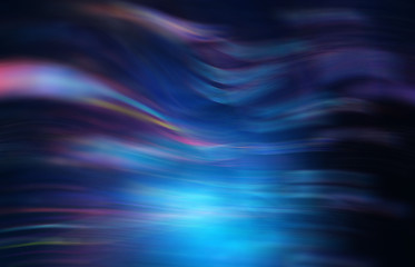 Blue abstract smoke background with blurred motion effect