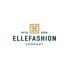 Monogram E logo design concept. Universal E logo. Suitable for fashion logo.