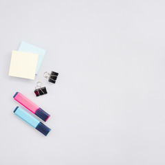 Desktop with office elements