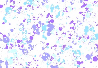 abstract paint with purple blue white background