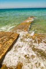 Croatia, Umag beach in summer time 