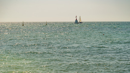 Croatia, Umag beach in summer time 