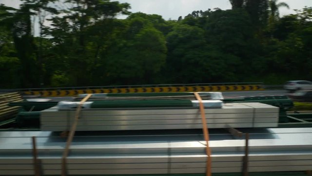 day time kuala lumpur city traffic street road trip pov panorama 4k malaysia