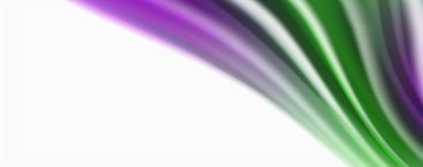 Glossy colorful liquid waves abstract background,, modern techno lines