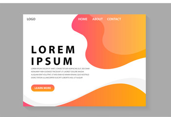 website template design illustration vector eps10