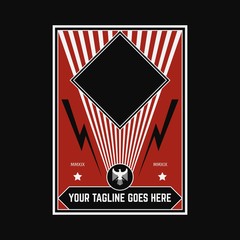 PROPAGANDA POSTER BACKGROUND