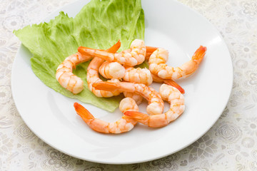 crevettes décortiquées