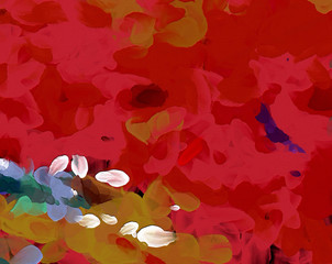 Hand drawn abstract background template for flyer, poster, banner, invitation, business cards and other printed matter. Creative pattern for graphic design production. Art painting wallpaper.