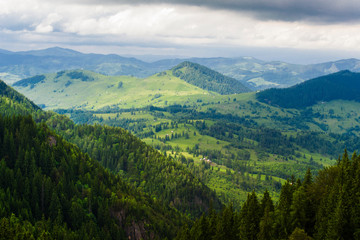 Obraz premium alpine landscape in the Romanian Carpathians