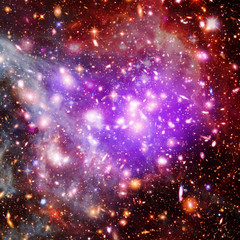 Fototapeta na wymiar Cosmic galaxy background. Stars and cosmic gas.The elements of this image furnished by NASA.