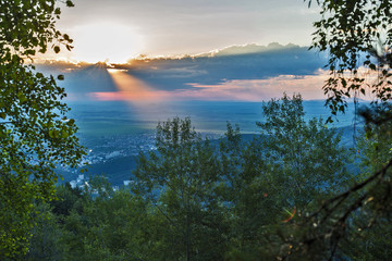 landscape in the mountains