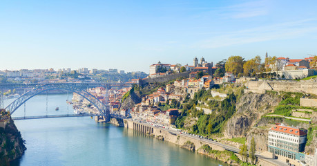 Panoramic view of Porto, Portugal