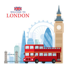 Fototapeta na wymiar London, England and United Kingdom Travel and Tourist Attraction