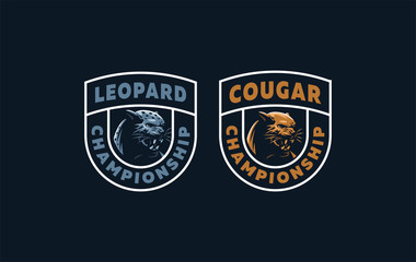 The image of a cougar or panther.