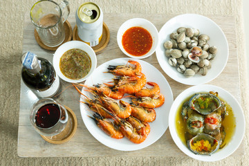 very good taste of seafood set