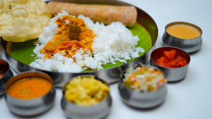 Indian Lunch South Indian Full Meals