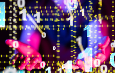 Fototapeta premium Digital Network and data concept