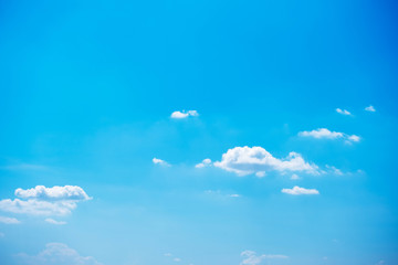 The white clouds in the sky background