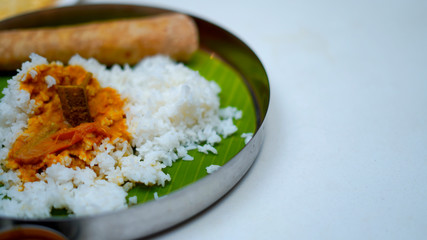 Indian Lunch South Indian Full Meals