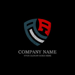 Initial AA letter logo Inspiration, vintage shield logo design
