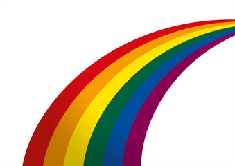 The LGBT gay pride flag is a symbol of lesbian, gay, bisexual, transgender (LGBT) pride and social movements. This graphic is available as stripes, bands, 3D bands, and on a plain or sky background