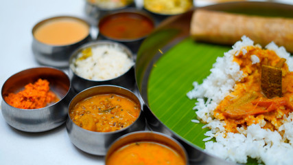 Indian Lunch South Indian Full Meals