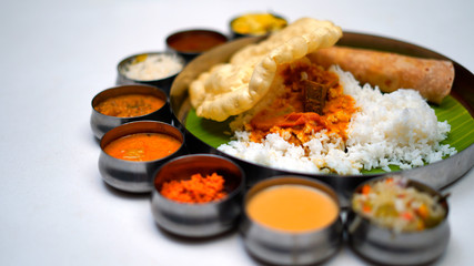 Indian Lunch South Indian Full Meals