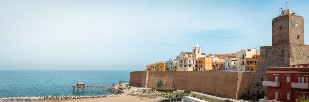 Panorama of old Termoli city
