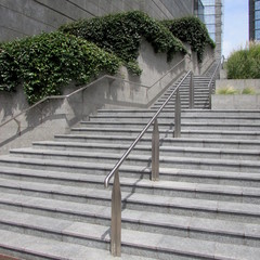 Scala pubblica nel centro urbano