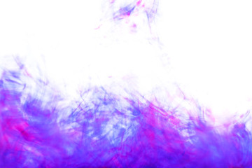 background of purple paint diluted in water on a white background