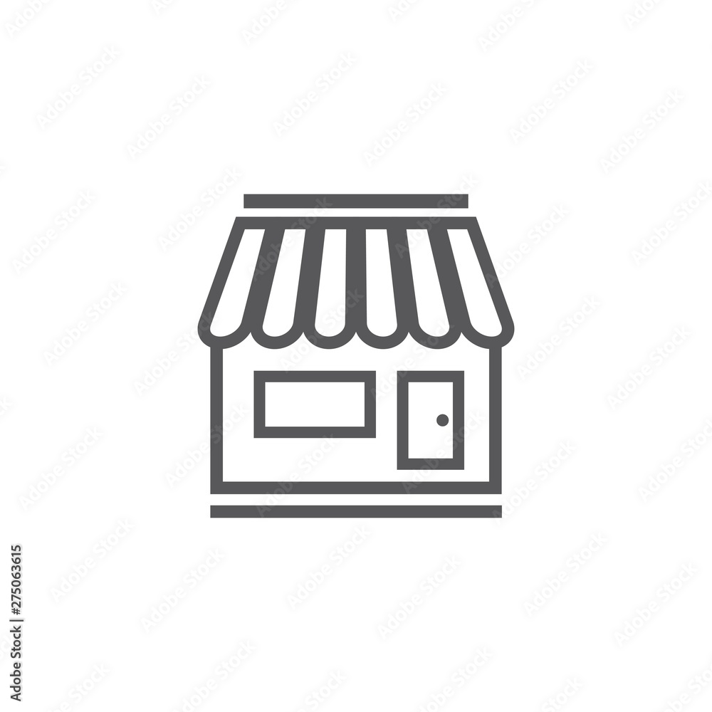 Sticker store icon template