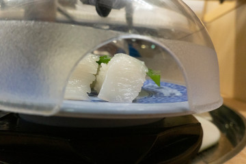 イカの回転寿司