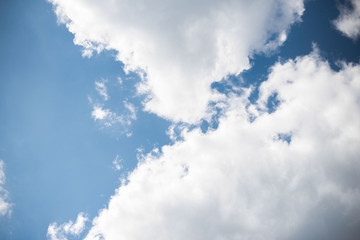 clouds against the sky