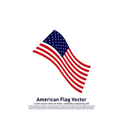 American Flag Vector illustration Design Template. Icon Symbol