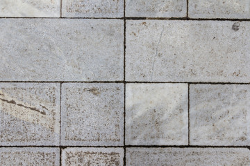 Naklejka premium Concrete tile texture. City pavement background. Abstract stone brick pattern. Street sidewalk texture.