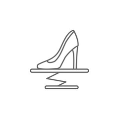 Fashion, shoes, elegance icon. Element of Paris icon. Thin line icon for website design and development, app development