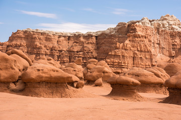 landscape on the Goblin state park in the united states of america