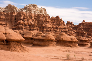 landscape on the Goblin state park in the united states of america