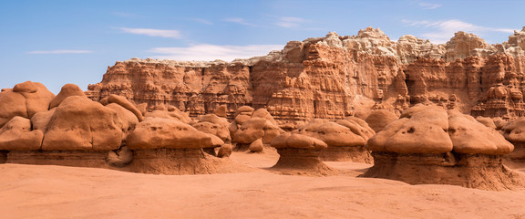 landscape on the Goblin state park in the united states of america
