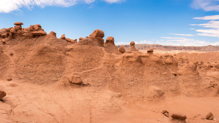 landscape on the Goblin state park in the united states of america