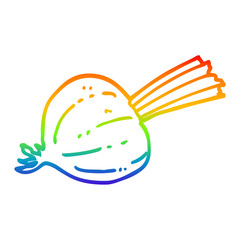 rainbow gradient line drawing cartoon old onion