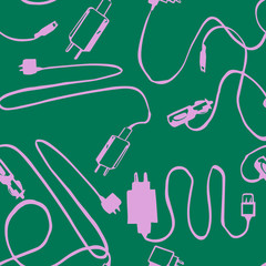 pattern charge  vector illustration