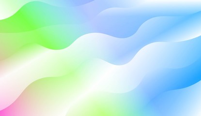 Wave Modern Background. For Your Design Wallpaper, Presentation, Banner, Flyer, Cover Page, Landing Page. Vector Illustration with Color Gradient.
