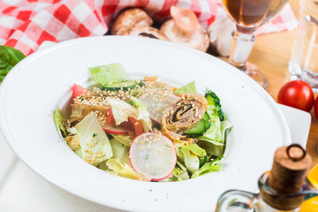 Instagram Vegan Buddha Bowl with Avocado, Mushrooms and Veggies