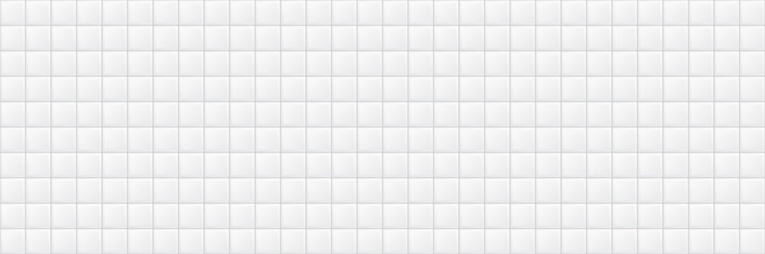Seamless Vector White Tiles Pattern