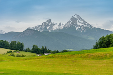 Fototapeta premium watzmann in Berchtesgadener land, bavaria, germany