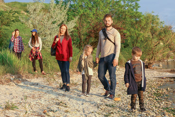 Group of illegal migrants escaping from their country