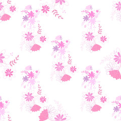 Fantastic flower purple small in fantasy style. Elegant decorative background. Beautiful nature. Ornamental plant.