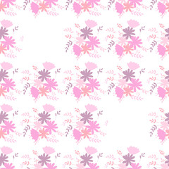 Fantastic flower purple small in fantasy style. Elegant decorative background. Beautiful nature. Ornamental plant.